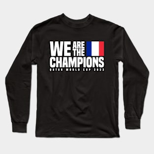 Qatar World Cup Champions 2022 - France Long Sleeve T-Shirt